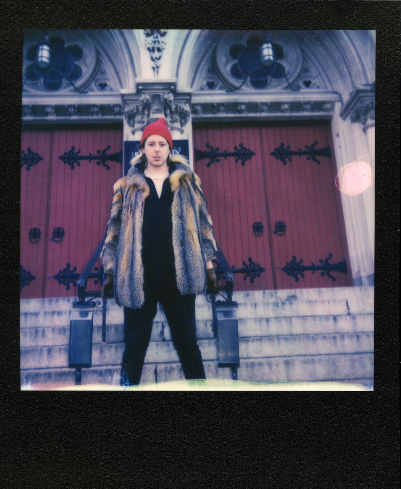 Medium format fashion portrait on film, New York