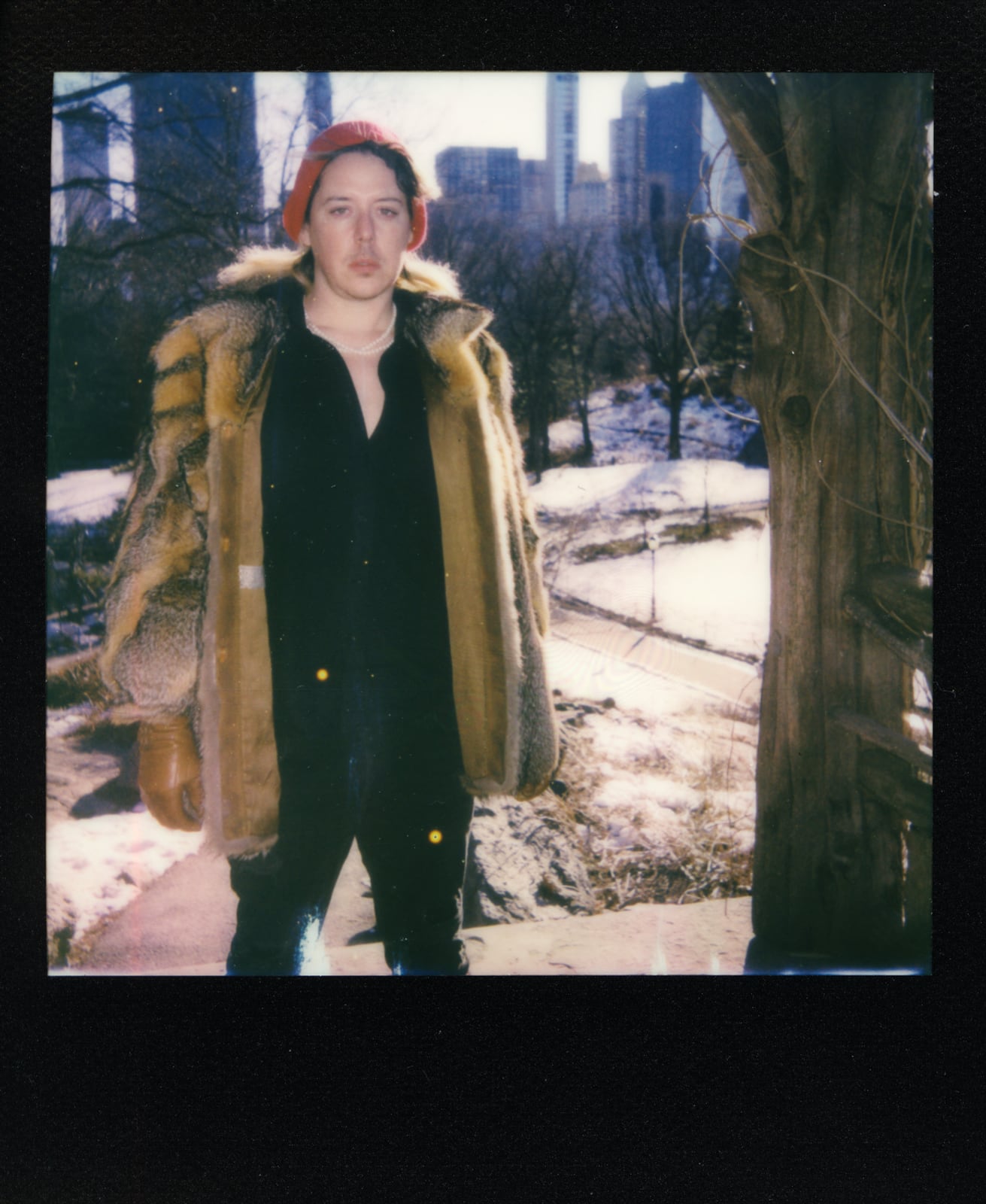 Film portrait study, analog photograph, New York