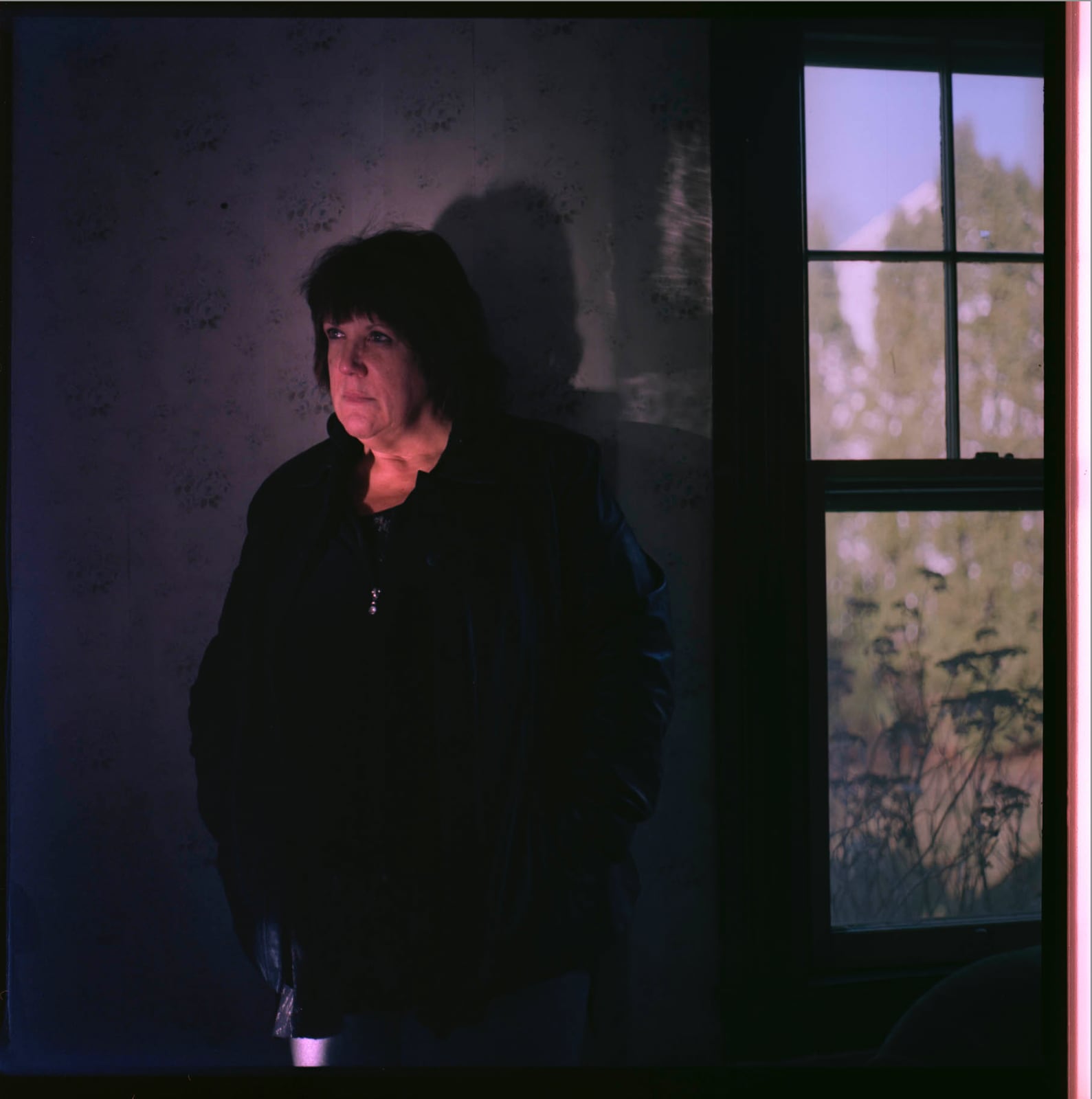 Film portrait in natural light, New York