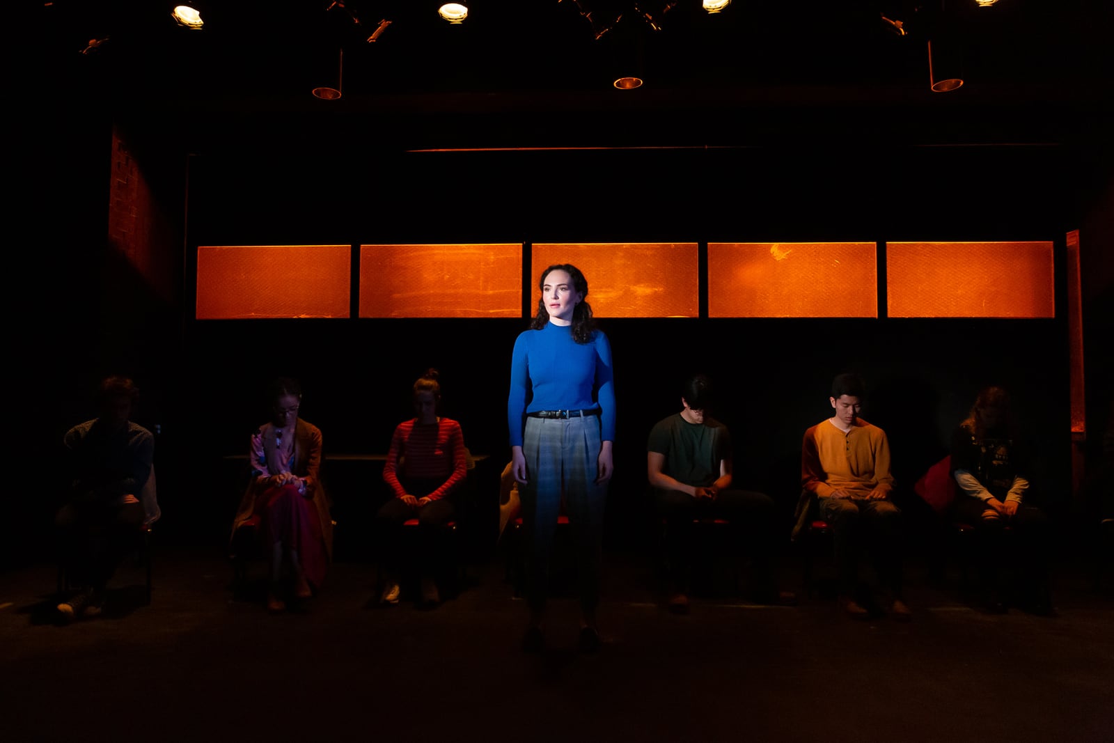 Production still from Town Hall at Barnard, NYC theater photography