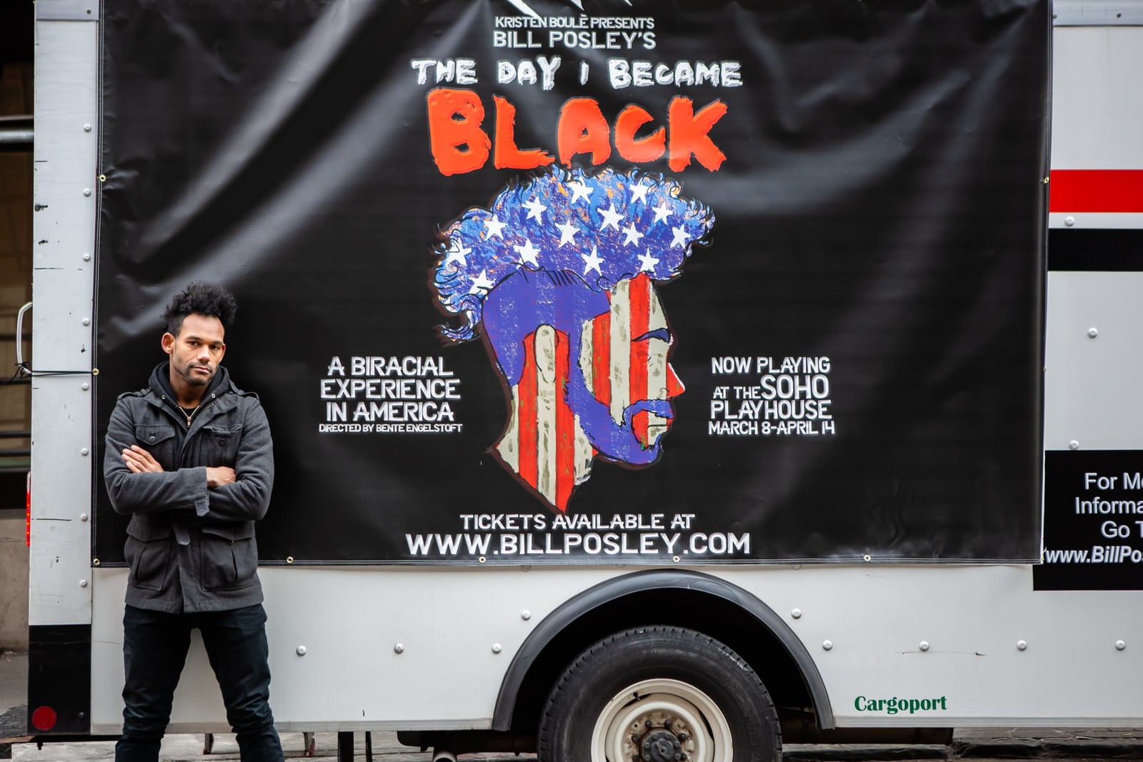 Cabaret performance photo: Bill Posley - the Day I Became Black, New York