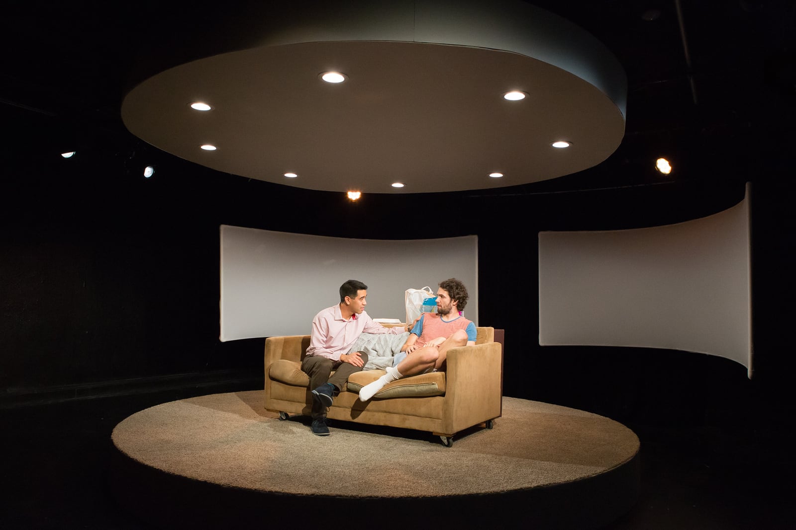 Production still from Breeders, NYC theater photography by Hunter Canning