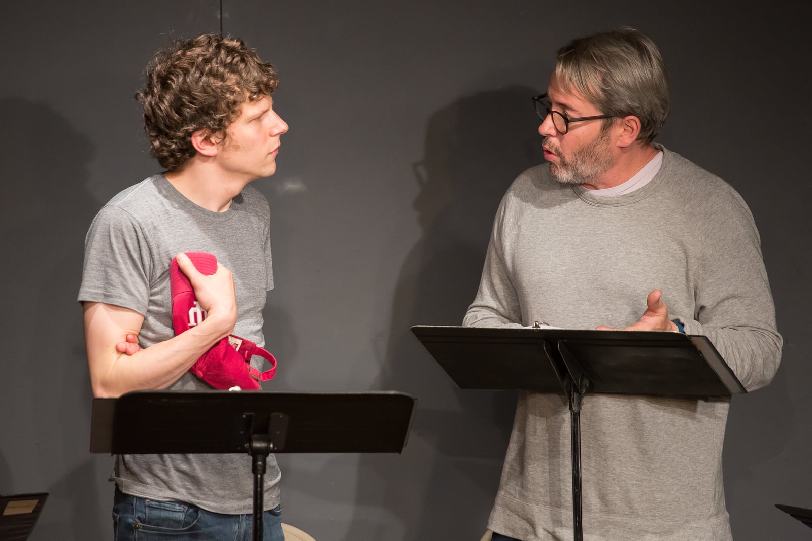 Production still from Brolyf Reading at New Group, NYC theater photography