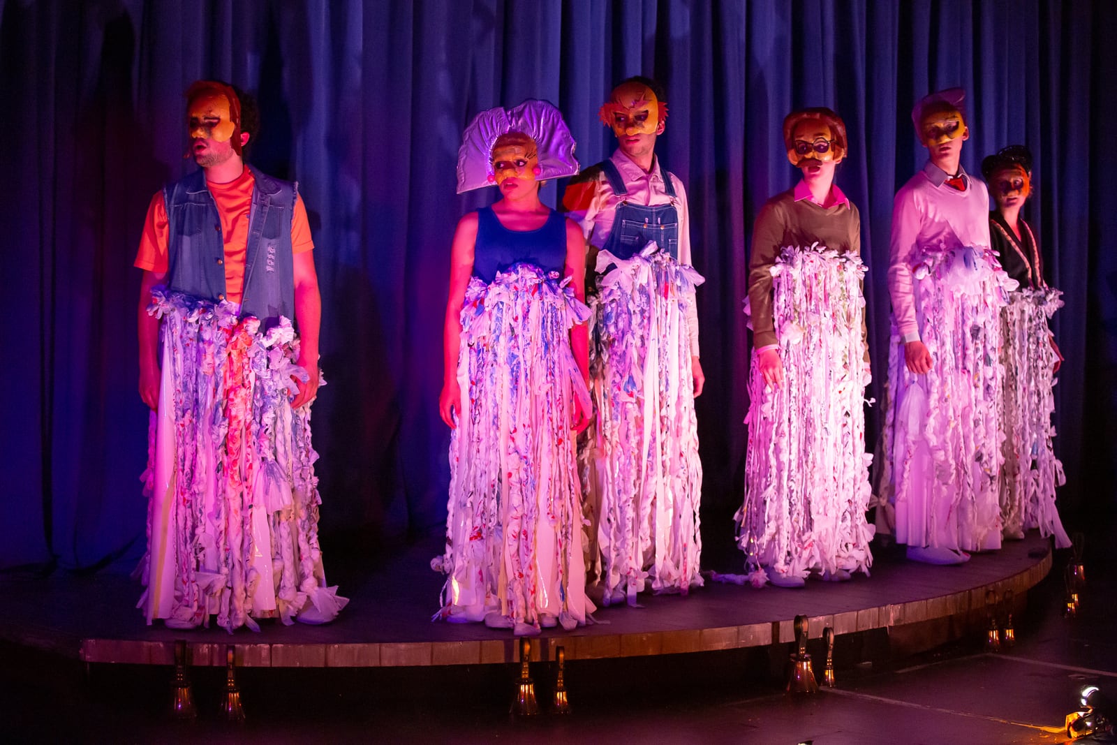 Production still from Mr Burns at Fordham, NYC theater photography