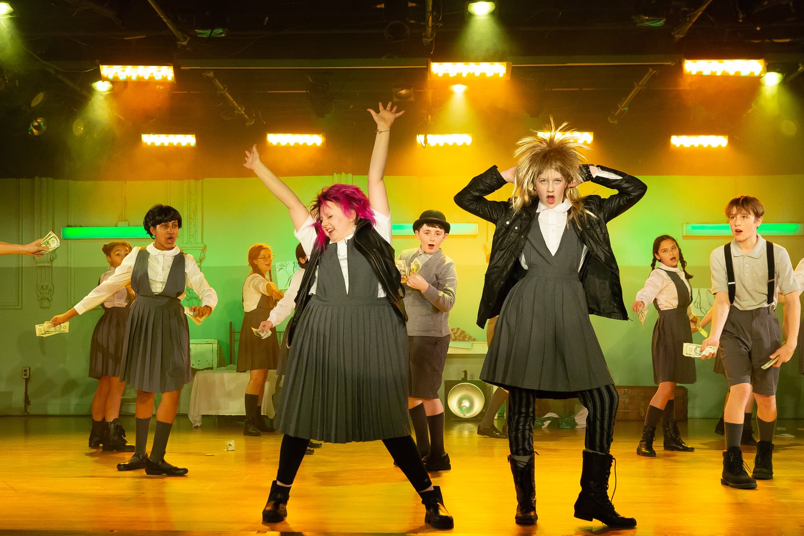 Production still from Jamea and the Giant Peach at Waterwell, NYC theater photography