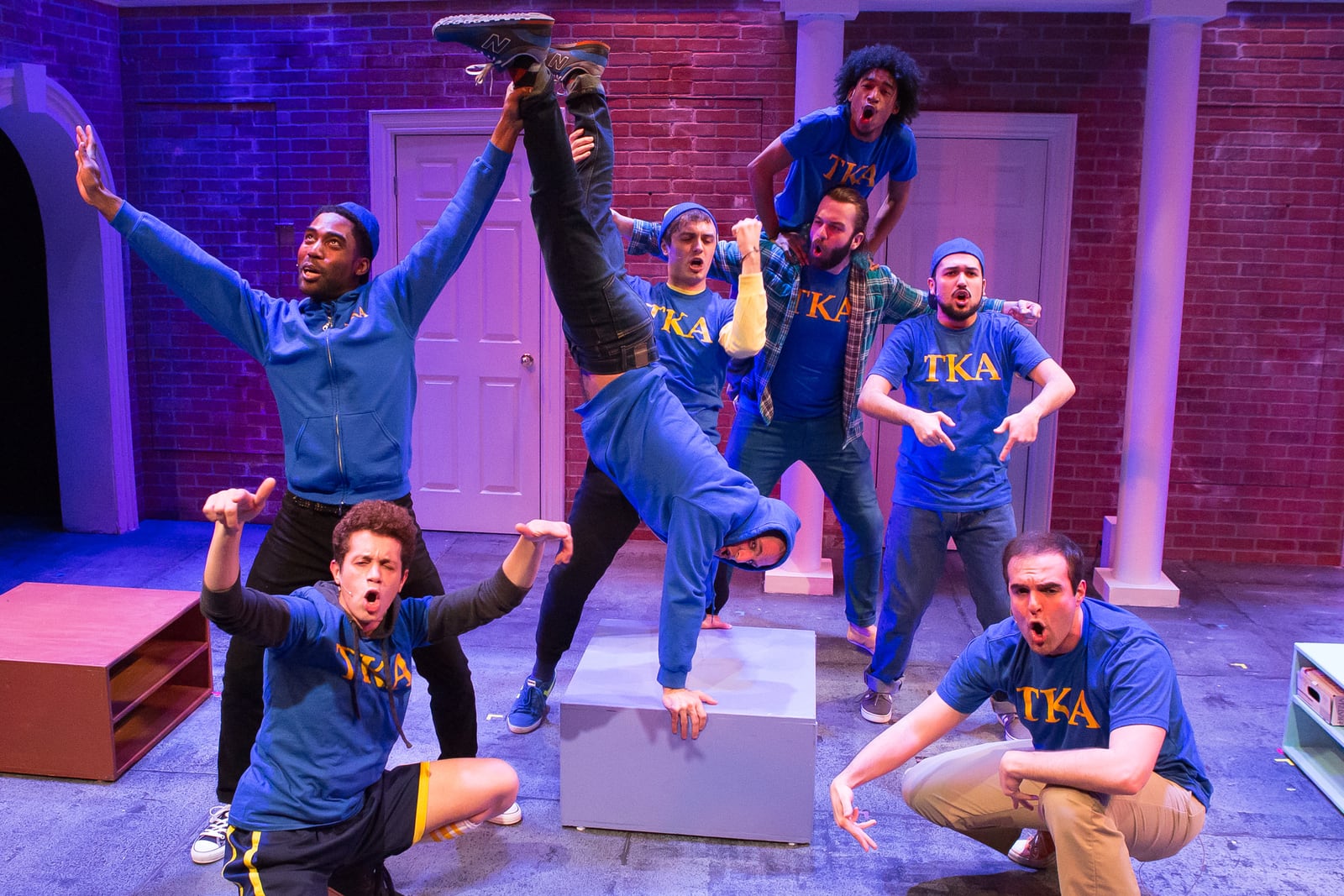 Production still from Ms Estrada at the Flea Theater, NYC theater photography