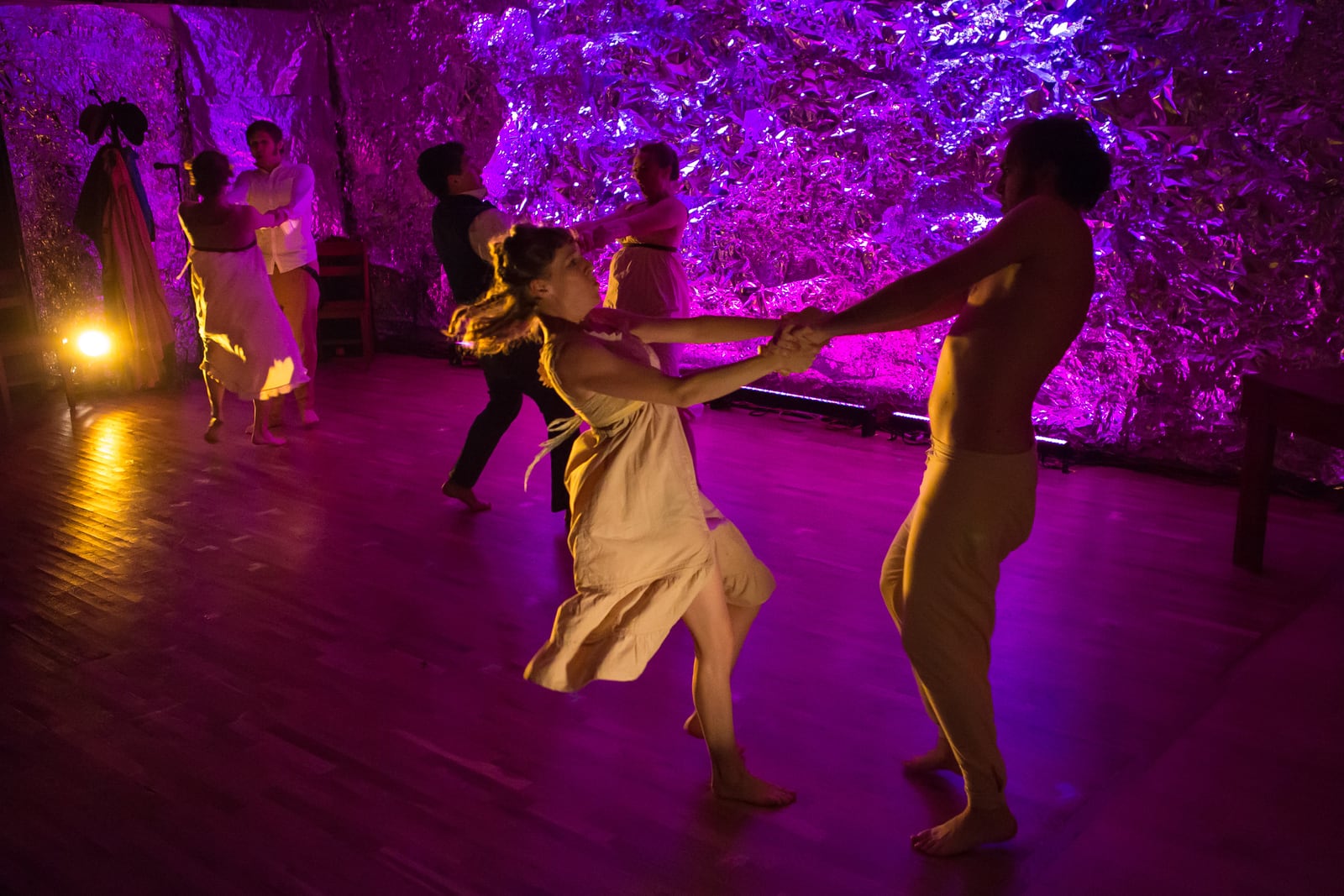 Production still from Numb, NYC theater photography by Hunter Canning