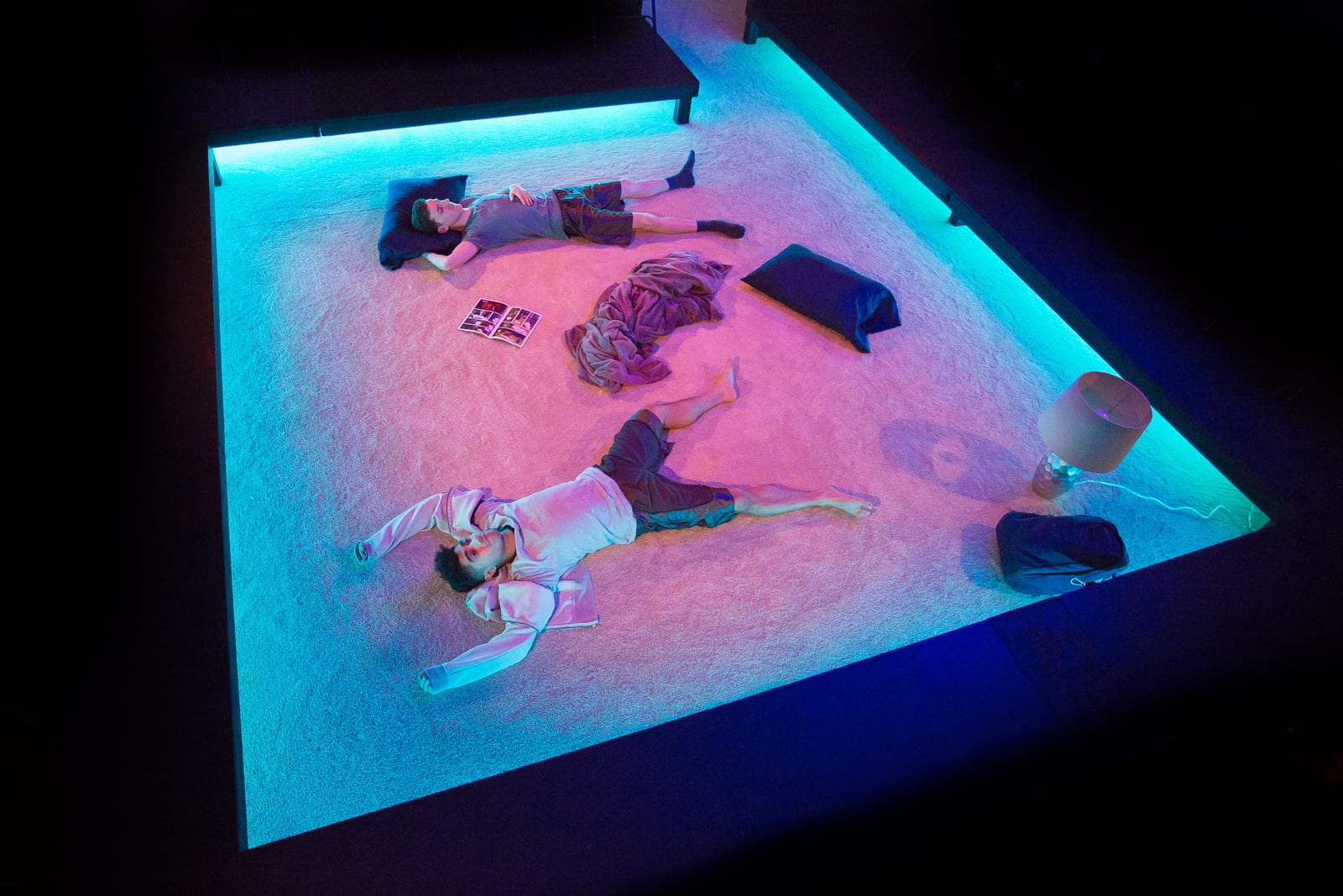 Production still from Omega Kids, NYC theater photography by Hunter Canning