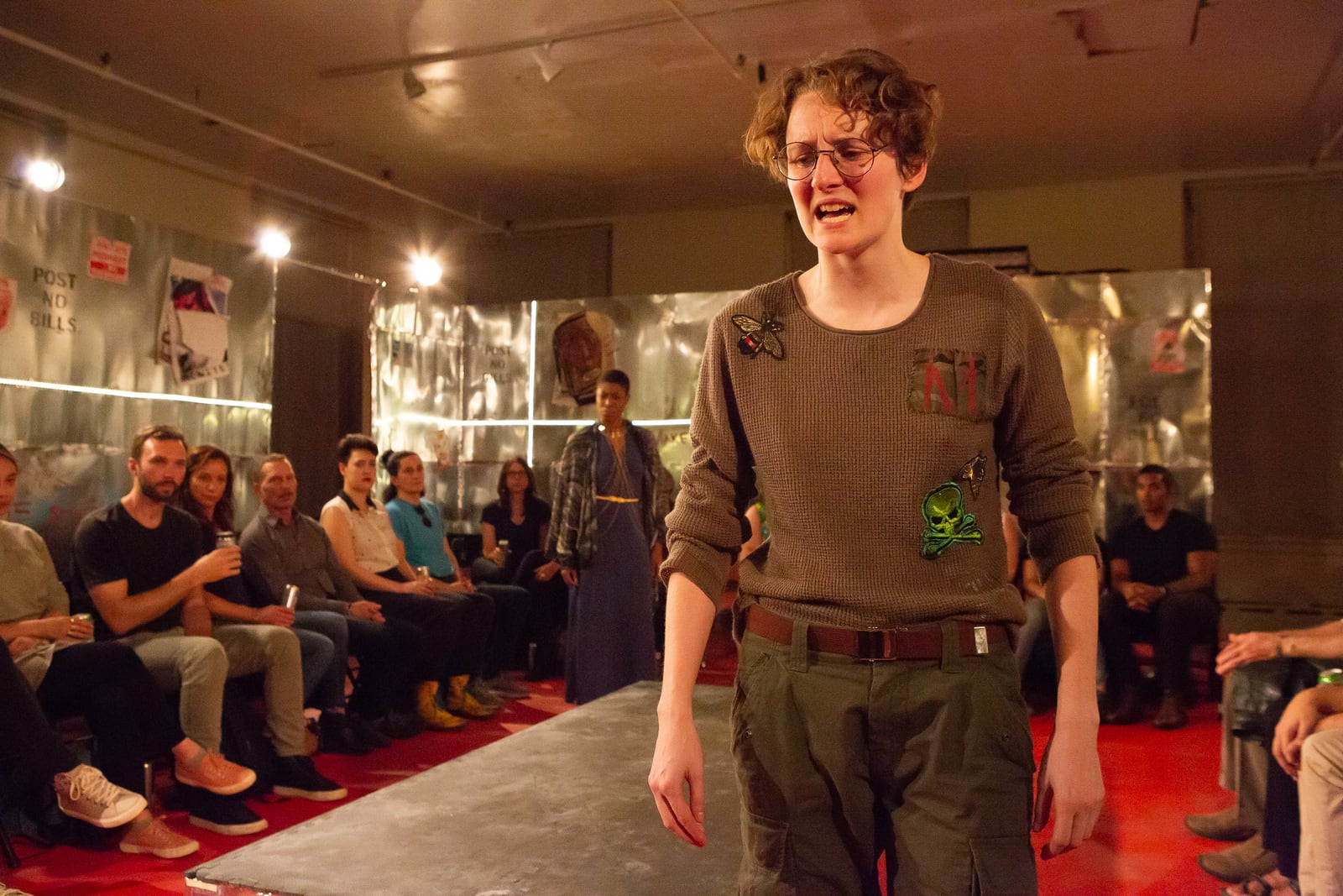 Production still from R J at Access Theater, NYC theater photography