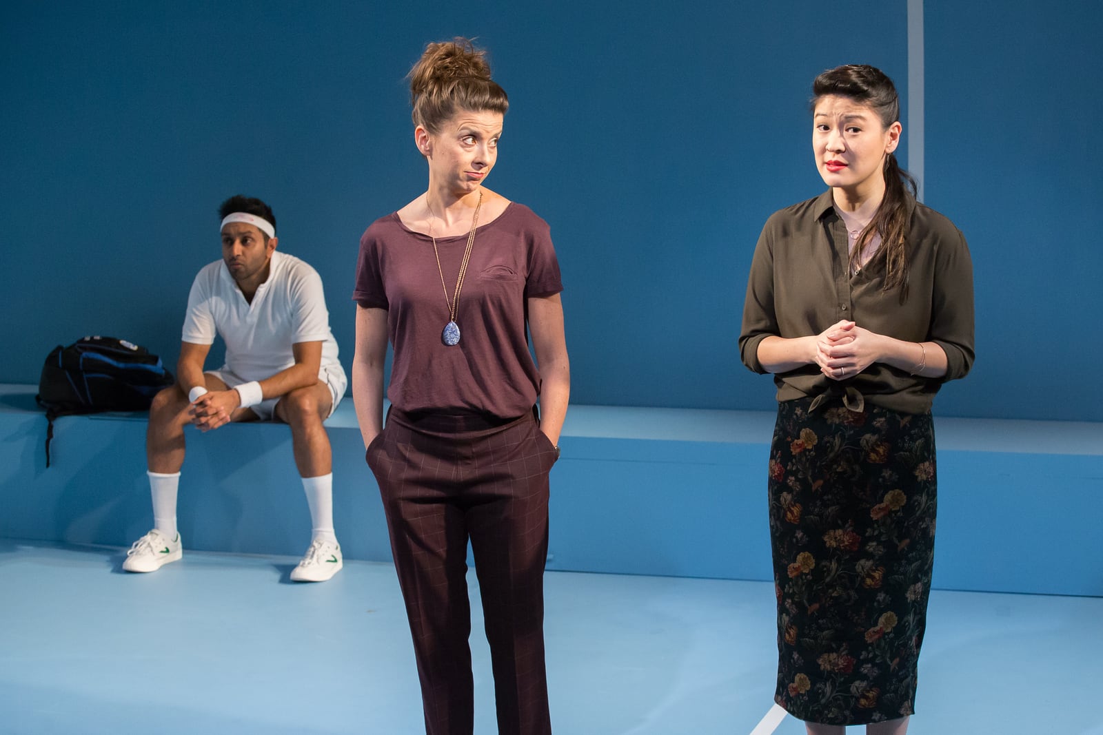 Production still from You Don T Say A F Ing Word, NYC theater photography