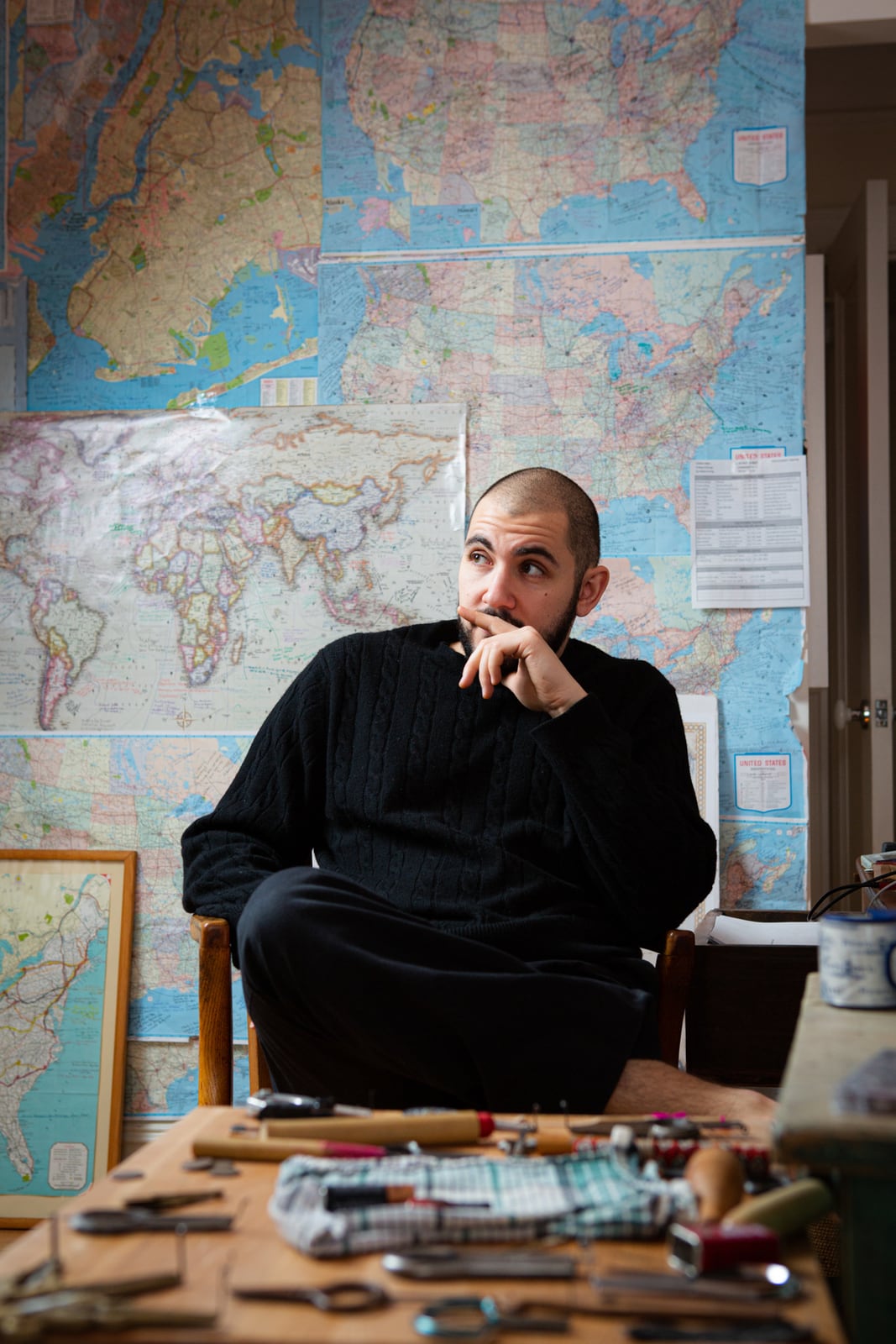 Editorial portrait of Gideon Irving, New York City