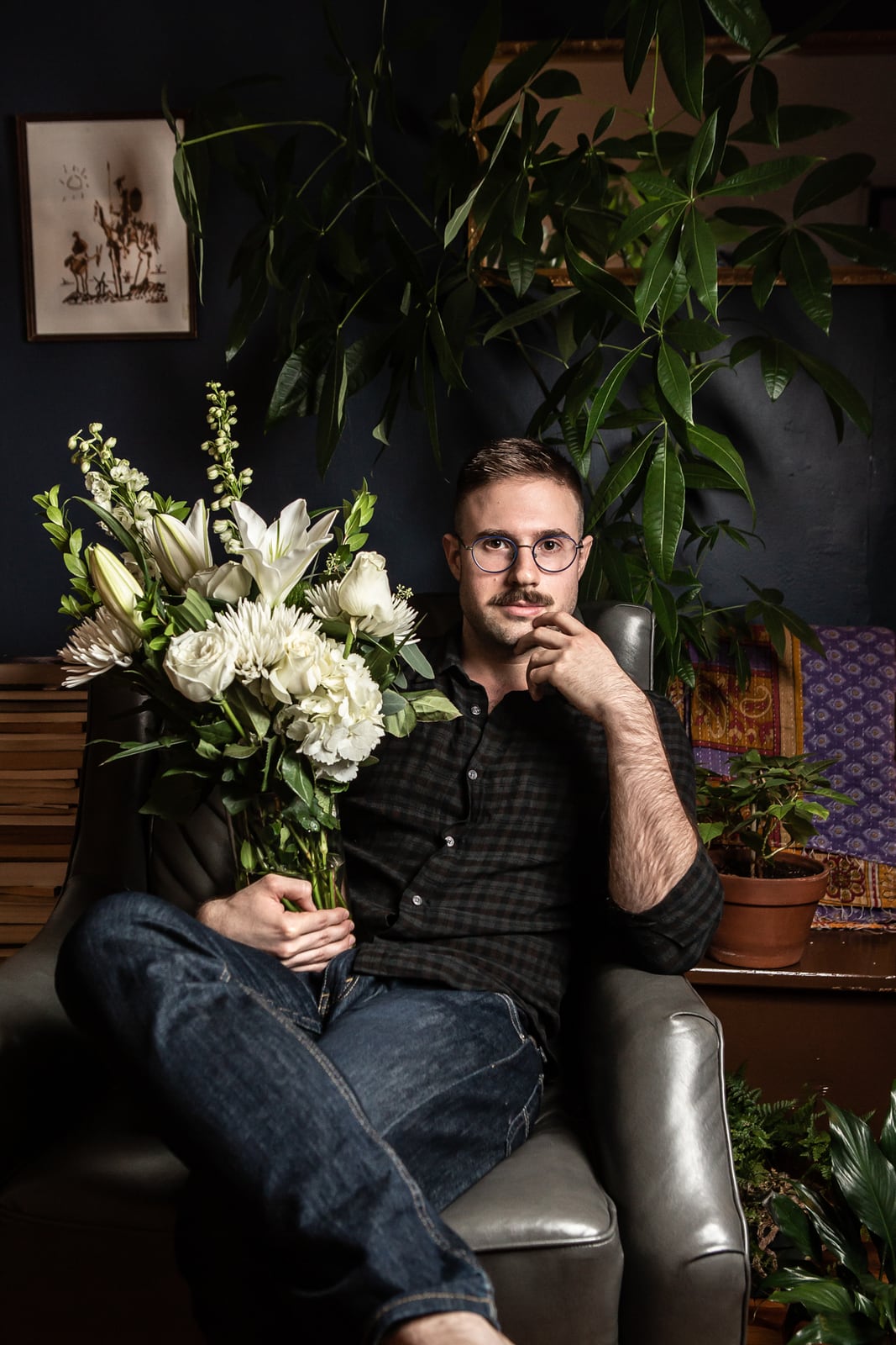 Editorial portrait of James Mcbridge, New York City