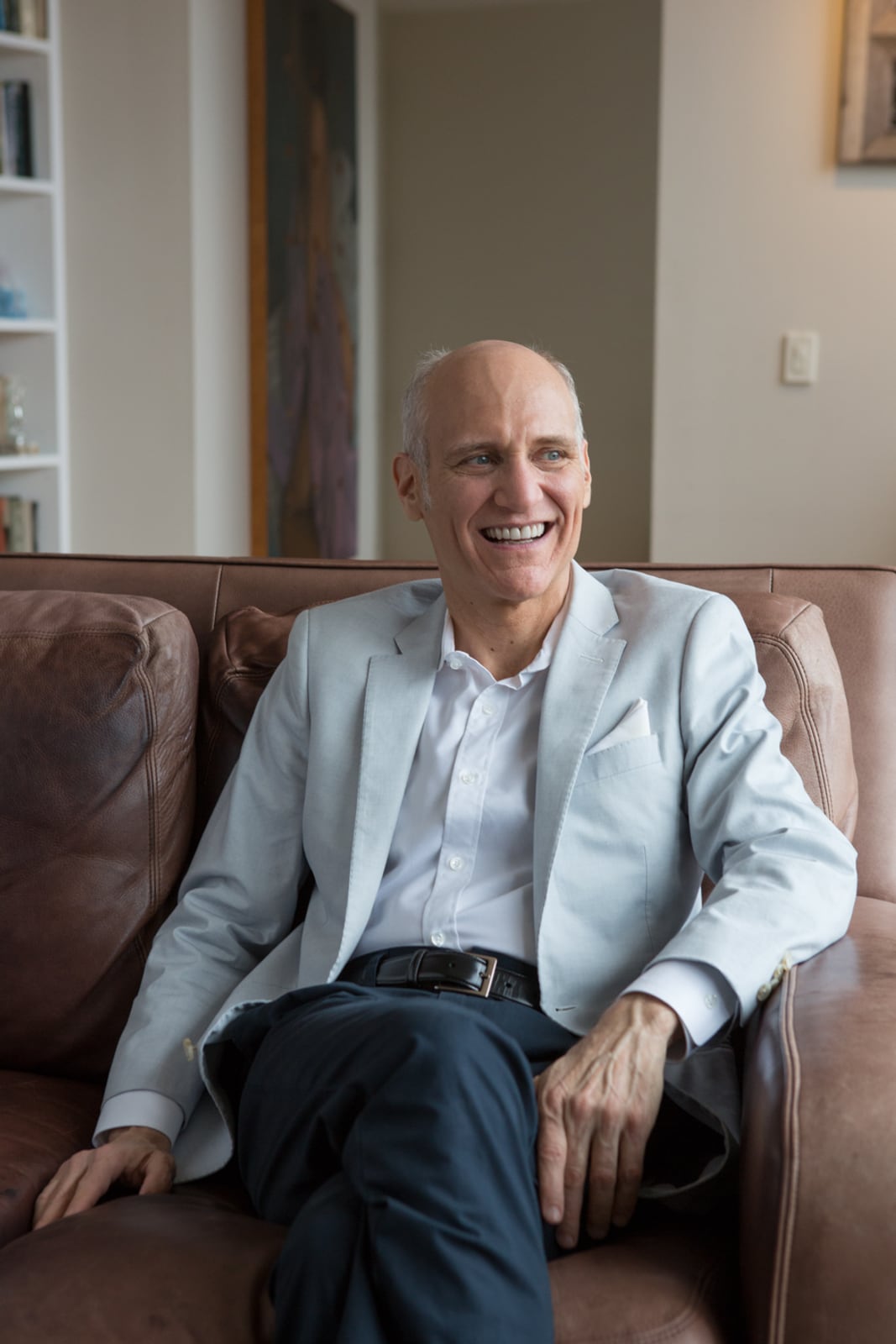 Editorial portrait of Ted Greenberg, New York City