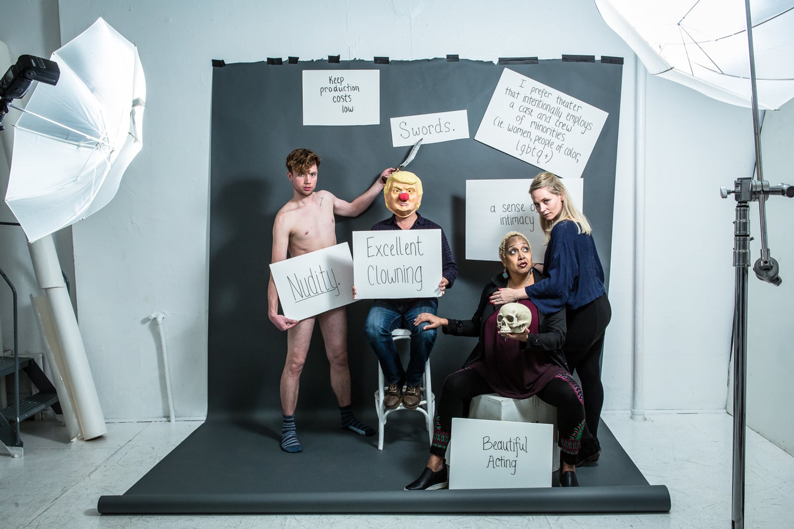Portrait session at The Great American Drama, NYC portrait photography